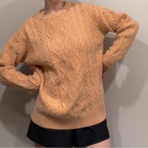 Aelfric Eden Cable Knit Crewneck Sweater